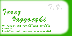 terez vagyoczki business card